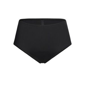 SKIMS Black High-Waisted Bikini Bottom